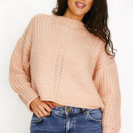 Long Sleeve Knit Sweater Top