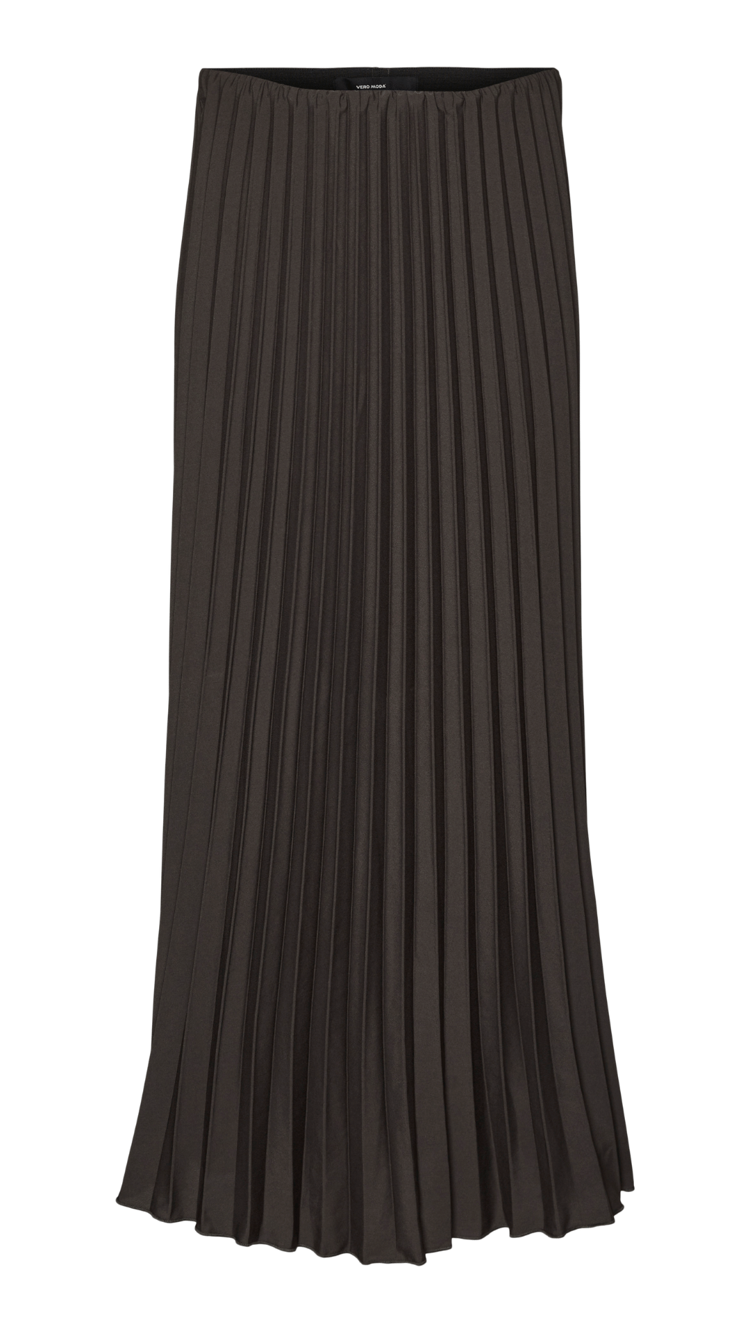 Slate Pleated Maxi Skirt