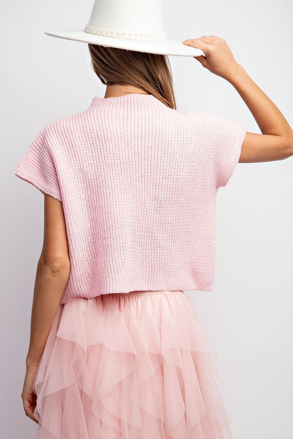 Pink Boxy Knit
