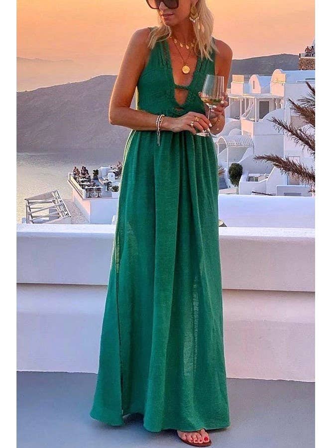 Resort Dress: Green