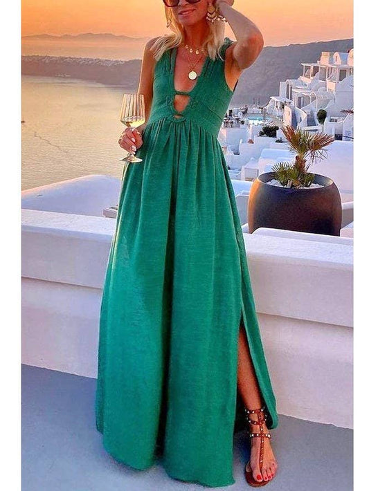 Resort Dress: Green