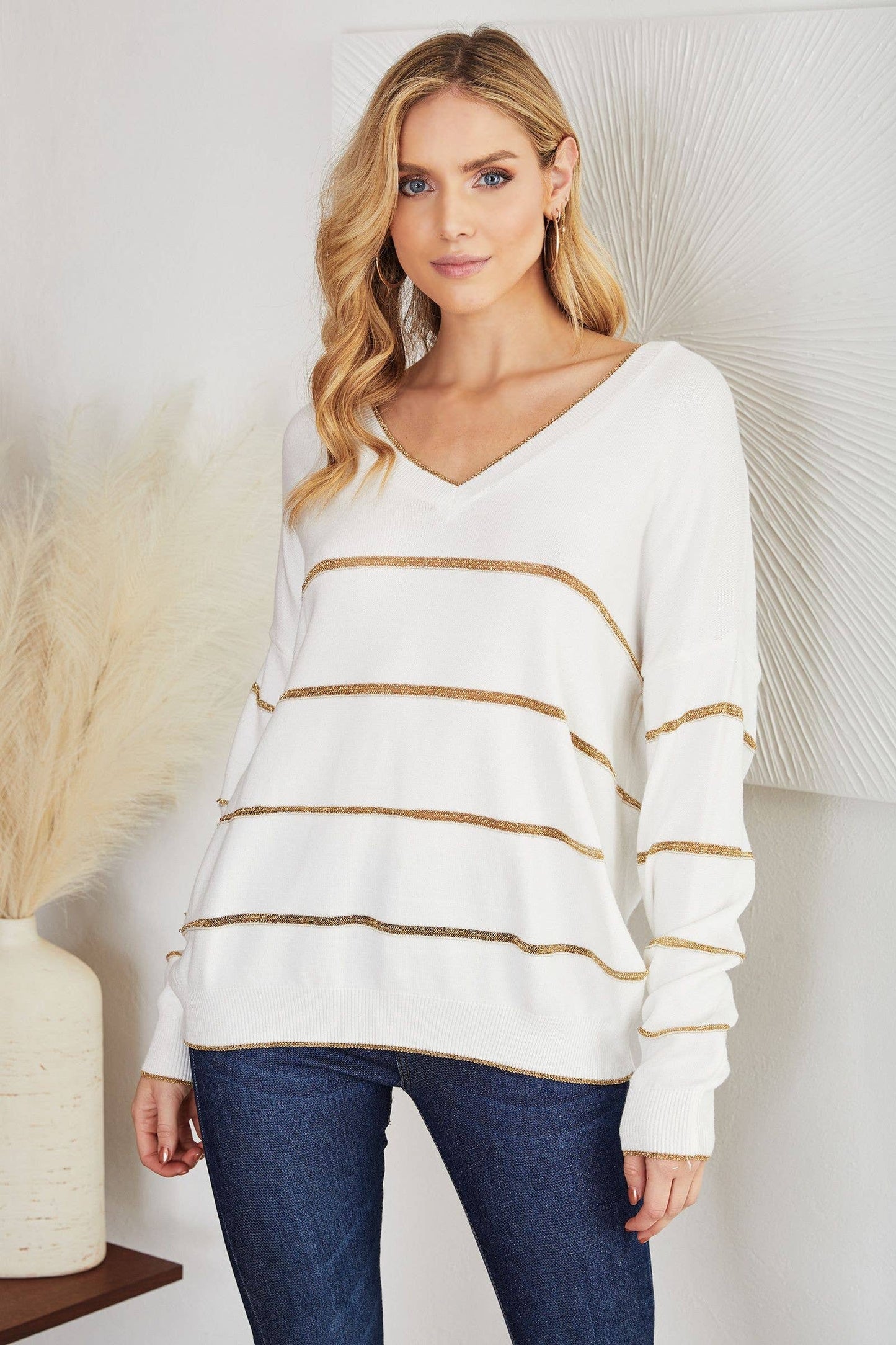 Italian Luxe Lurex Sweater